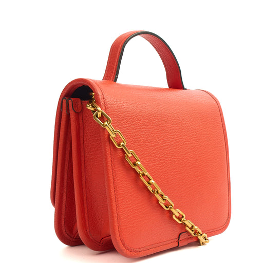 Picture of Mulberry Cross Body Sadie - Square in Orange, Calfskin Leather