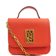 Picture of Mulberry Cross Body Sadie - Square in Orange, Calfskin Leather