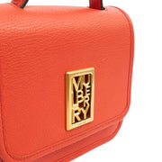 Picture of Mulberry Cross Body Sadie - Square in Orange, Calfskin Leather