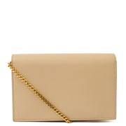 Picture of Saint Laurent Cross Body Kate Small Tassel in Neutral, Calfskin Leather