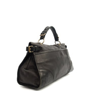 Picture of Mulberry Tote Taylor Satchel  in Black, Calfskin Leather