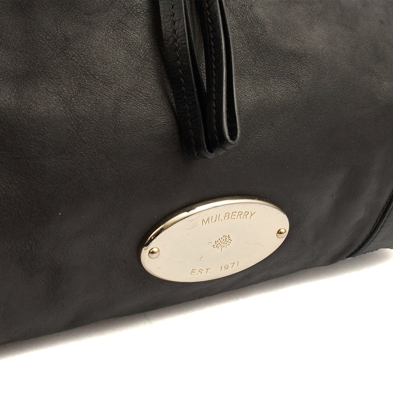 Picture of Mulberry Tote Taylor Satchel  in Black, Calfskin Leather