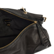 Picture of Mulberry Tote Taylor Satchel  in Black, Calfskin Leather