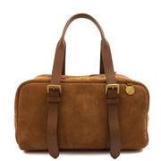 Picture of Mulberry Tote Boston in Brown, Suede