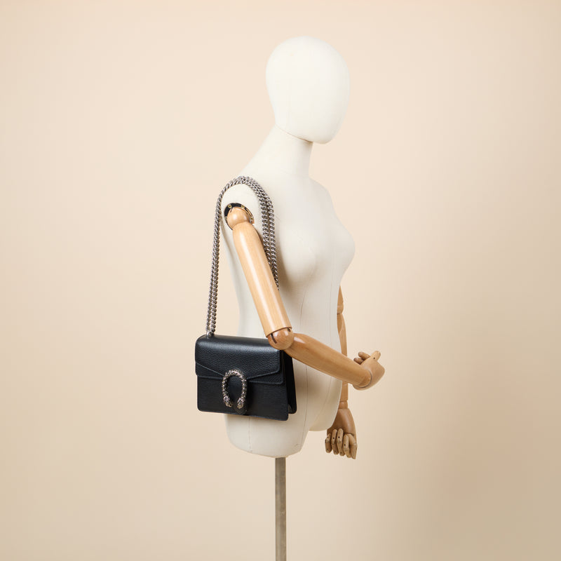 Picture of Gucci Cross Body Dionysus - Mini in Black, Leather