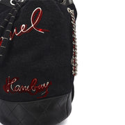 Picture of Chanel Backpack Backpack in Black, Fabric