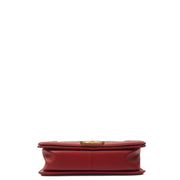 Picture of Chanel Shoulder Bag Boy - Medium in Red, Lambskin Leather