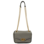 Picture of Mulberry Cross Body Darley Shoulder Bag  in Grey, Leather