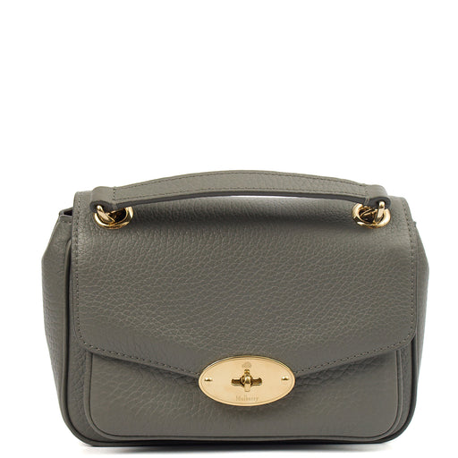 Picture of Mulberry Cross Body Darley Shoulder Bag  in Grey, Leather