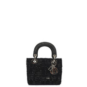 Picture of Christian Dior Top Handle Lady Dior - Mini in Black, Alligator Leather