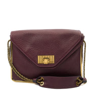 Picture of Chloe Shoulder Bag Sally - Medium in Plum Purple, Calfskin Leather