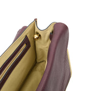 Picture of Chloe Shoulder Bag Sally - Medium in Plum Purple, Calfskin Leather