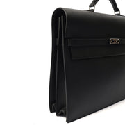 Picture of Hermes Tote Sac A Depeche in Black, Epsom Leather