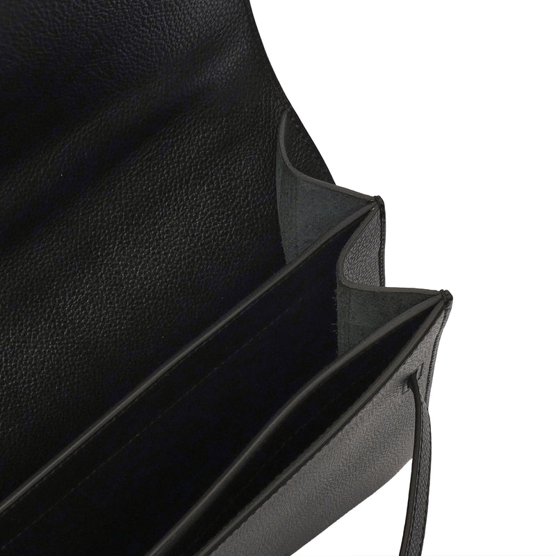 Picture of Hermes Tote Sac A Depeche in Black, Epsom Leather