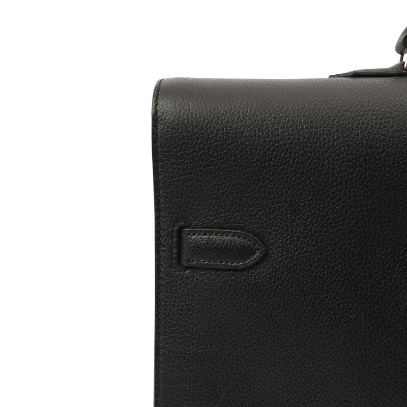Picture of Hermes Tote Sac A Depeche in Black, Epsom Leather