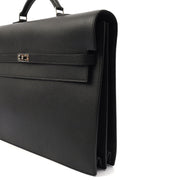 Picture of Hermes Tote Sac A Depeche in Black, Epsom Leather