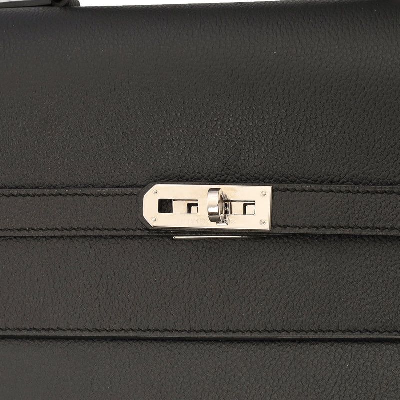 Picture of Hermes Tote Sac A Depeche in Black, Epsom Leather