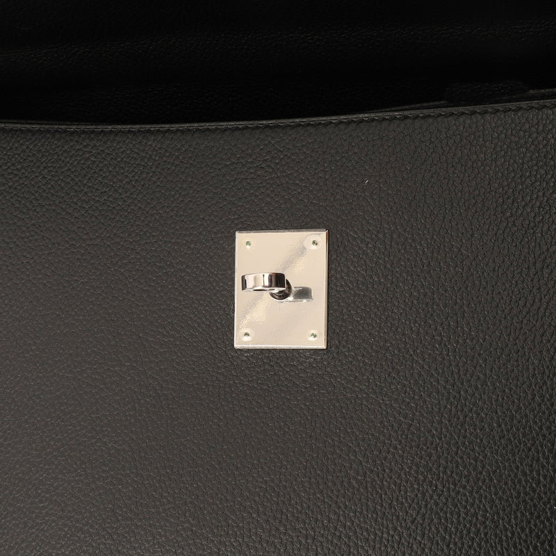 Picture of Hermes Tote Sac A Depeche in Black, Epsom Leather