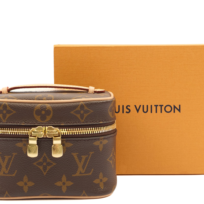 Picture of Louis Vuitton Top Handle Nice - Nano in Monogram, Canvas