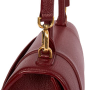 Picture of Balenciaga Top Handle Hourglass Top Handle Small in Red, Veau (Calfskin)