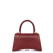 Picture of Balenciaga Top Handle Hourglass Top Handle Small in Red, Veau (Calfskin)