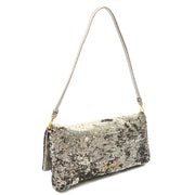 Picture of Miu Miu Shoulder Bag Clutch in Metallic, Canvas
