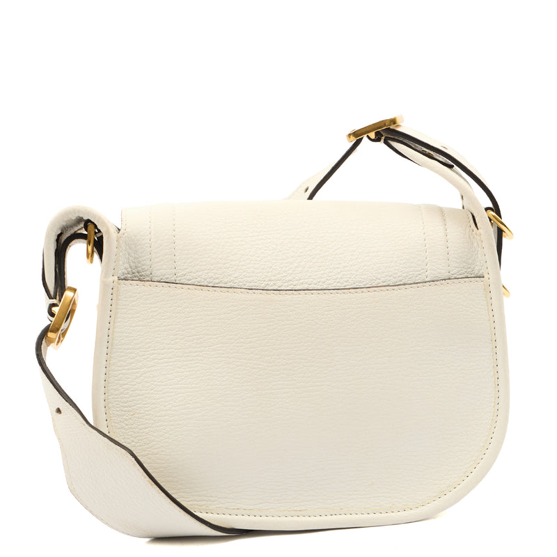 Picture of Mulberry Cross Body Sadie in White, Calfskin Leather