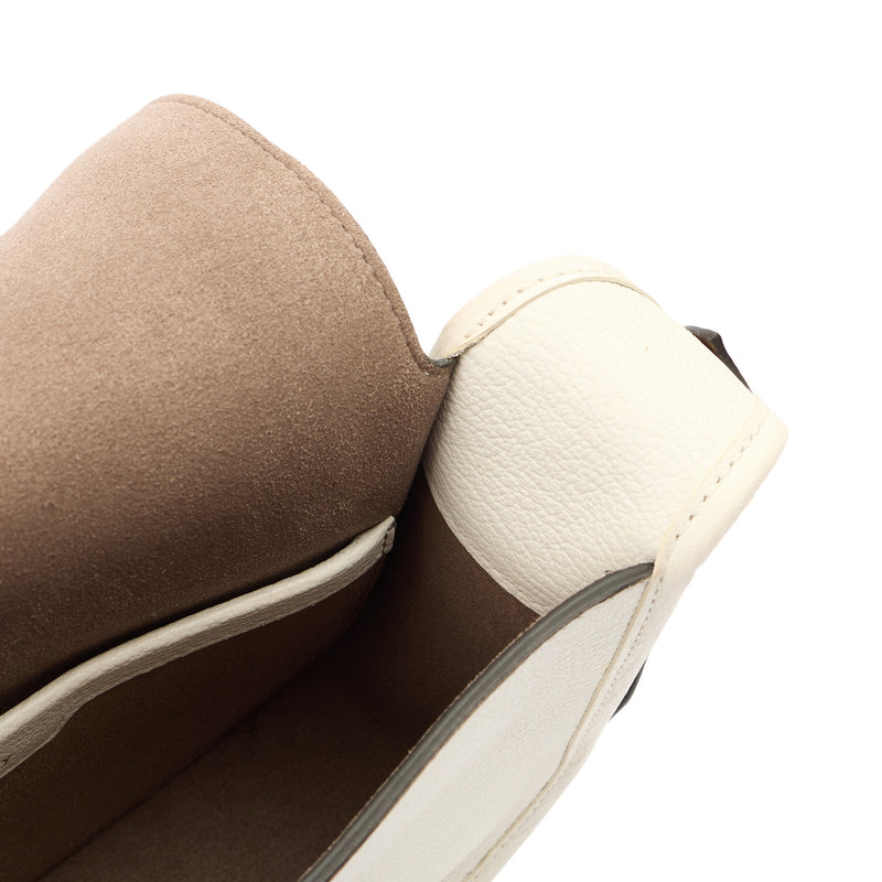 Picture of Mulberry Cross Body Sadie in White, Calfskin Leather