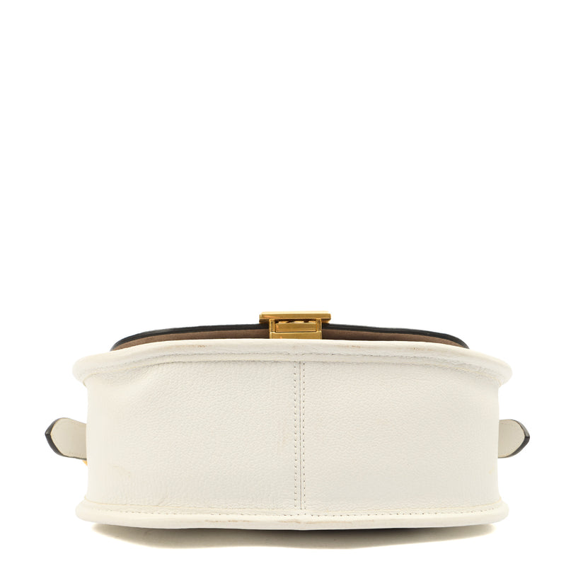 Picture of Mulberry Cross Body Sadie in White, Calfskin Leather