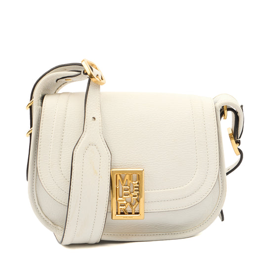 Picture of Mulberry Cross Body Sadie in White, Calfskin Leather