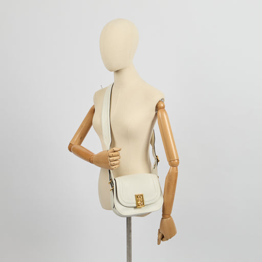 Picture of Mulberry Cross Body Sadie in White, Calfskin Leather