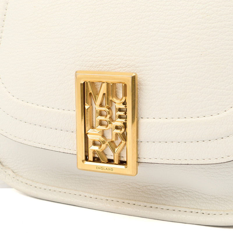 Picture of Mulberry Cross Body Sadie in White, Calfskin Leather