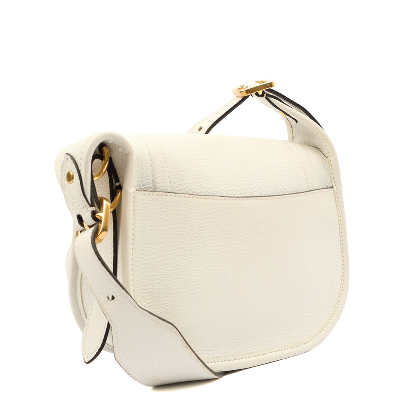 Picture of Mulberry Cross Body Sadie in White, Calfskin Leather