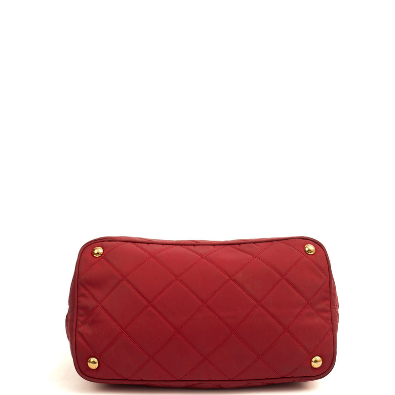 Picture of Prada Tote Nylon Tote Bag in Red, Nylon