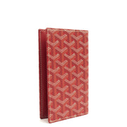Picture of Goyard Wallet Saint Pierre in Red, Leather