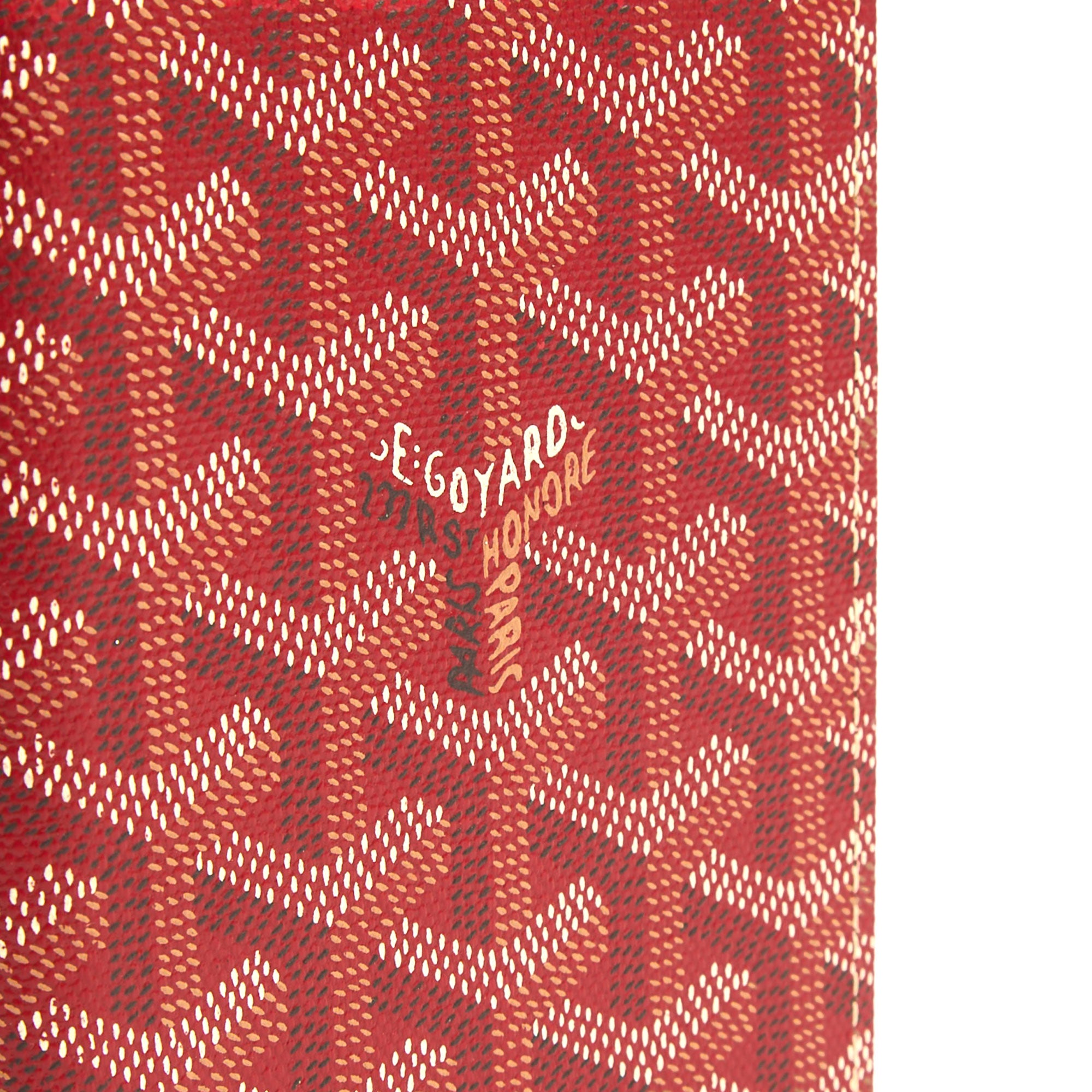 Goyard Wallet Saint Pierre in Red, Leather | The Handbag Clinic