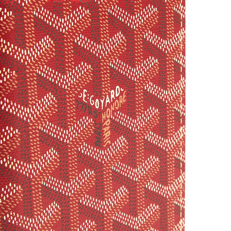 Picture of Goyard Wallet Saint Pierre in Red, Leather