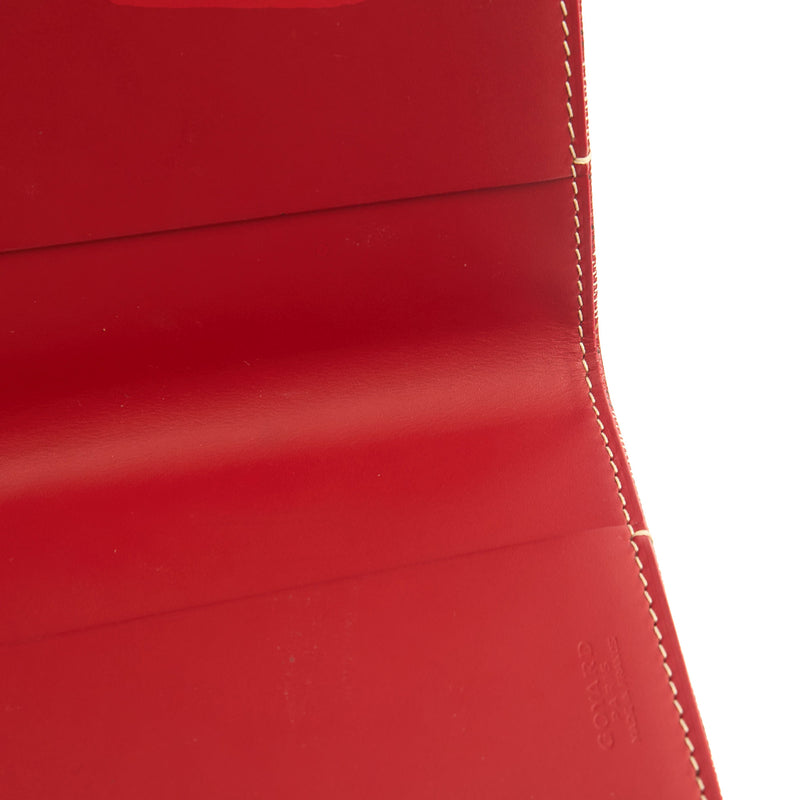 Picture of Goyard Wallet Saint Pierre in Red, Leather