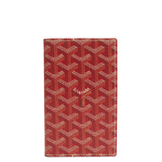 Picture of Goyard Wallet Saint Pierre in Red, Leather