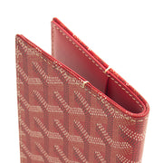 Picture of Goyard Wallet Saint Pierre in Red, Leather