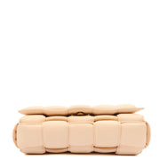 Picture of Bottega Veneta Cross Body Padded Cassette in Porridge, Leather