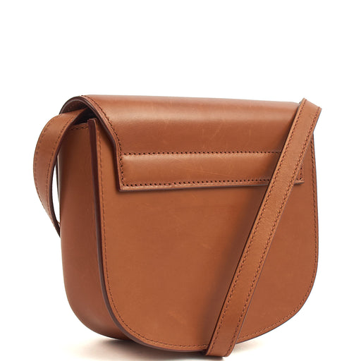 Picture of Saint Laurent Cross Body Kaia Satchel - Small in Brown, Leather