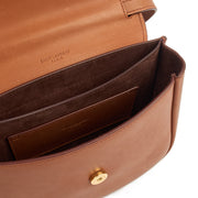 Picture of Saint Laurent Cross Body Kaia Satchel - Small in Brown, Leather