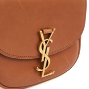 Picture of Saint Laurent Cross Body Kaia Satchel - Small in Brown, Leather