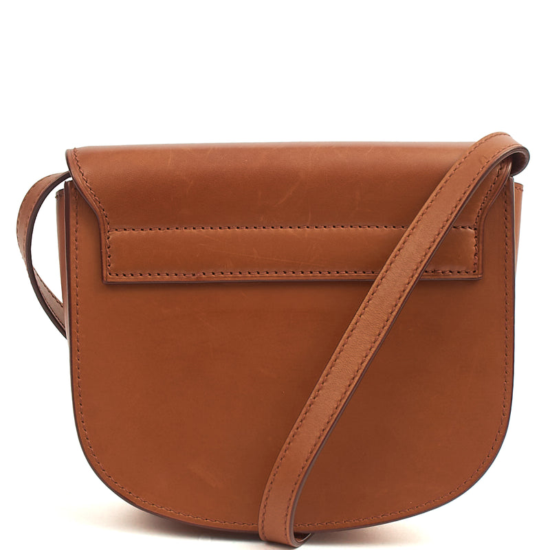 Picture of Saint Laurent Cross Body Kaia Satchel - Small in Brown, Leather
