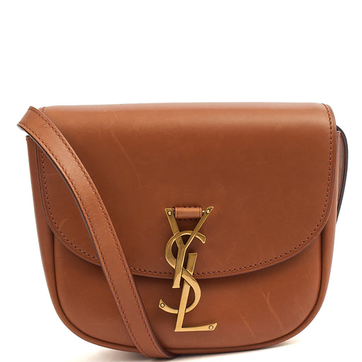 Picture of Saint Laurent Cross Body Kaia Satchel - Small in Brown, Leather