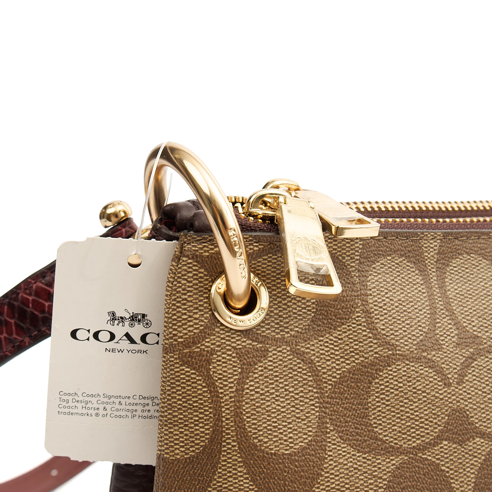 Coach Cross Body Signature Crossbody in Brown, Leather | The