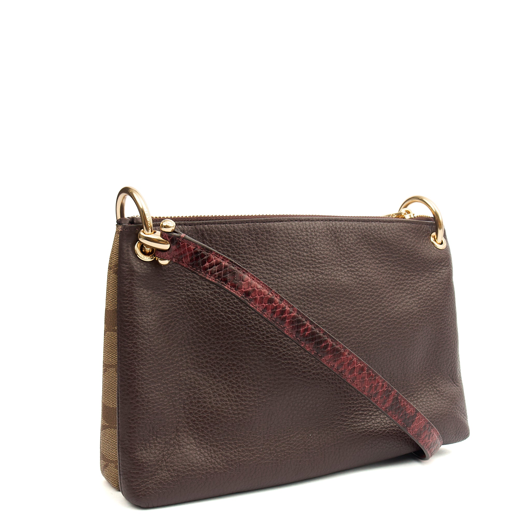 Coach Cross Body Signature Crossbody in Brown, Leather | The