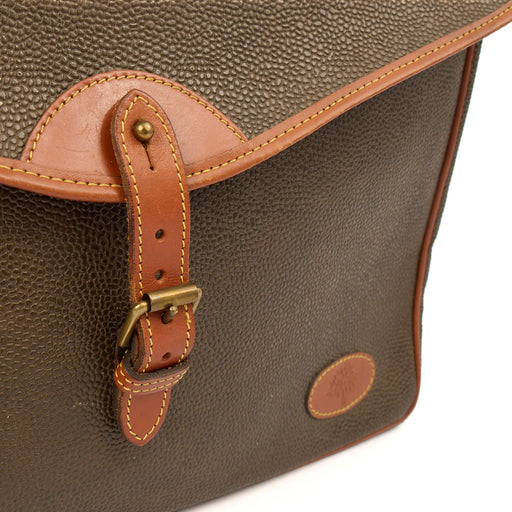 Picture of Mulberry Cross Body Briefcase in Green, Scotchgrain