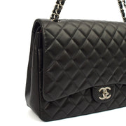 Picture of Chanel Cross Body Classic - Maxi in Black, Lambskin Leather